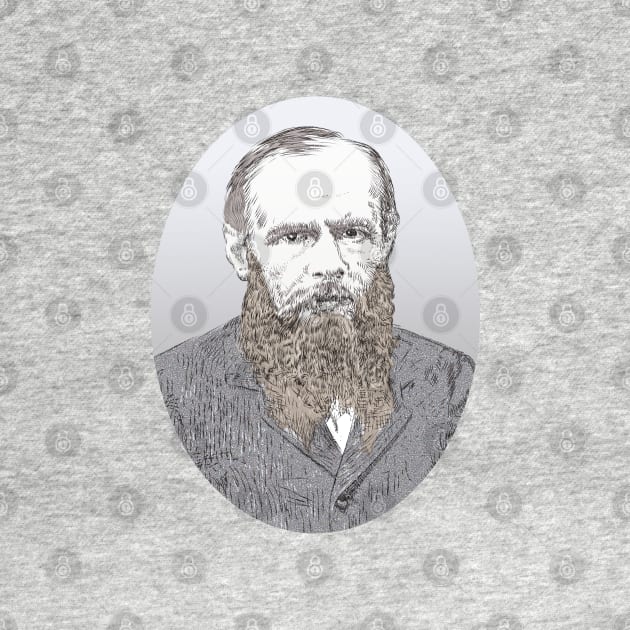 Fiódor Dostoyevski by Slownessi